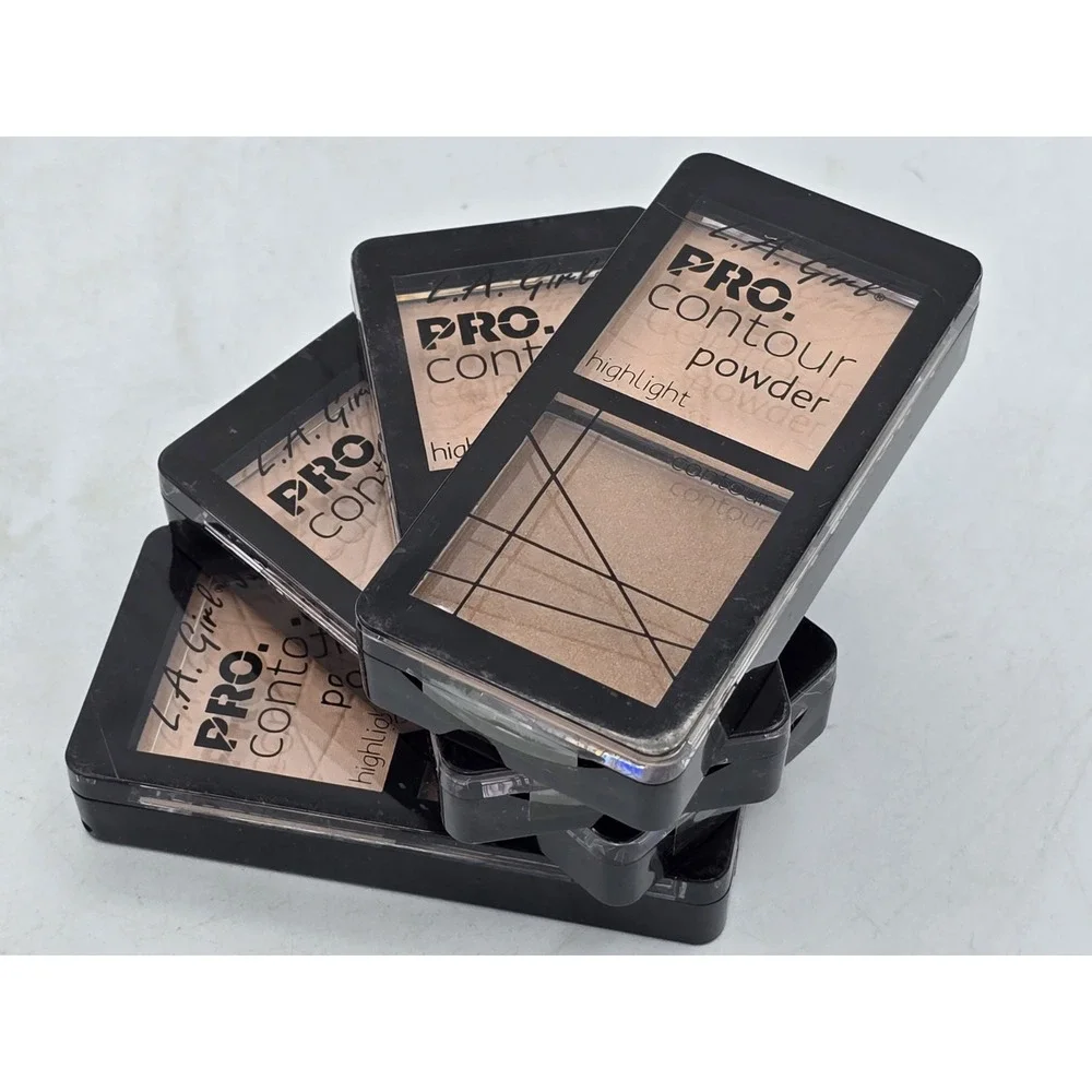 4 Lot L.A. Girl PRO.Contour Powder‎ - Color Highlight/Contour GCP668